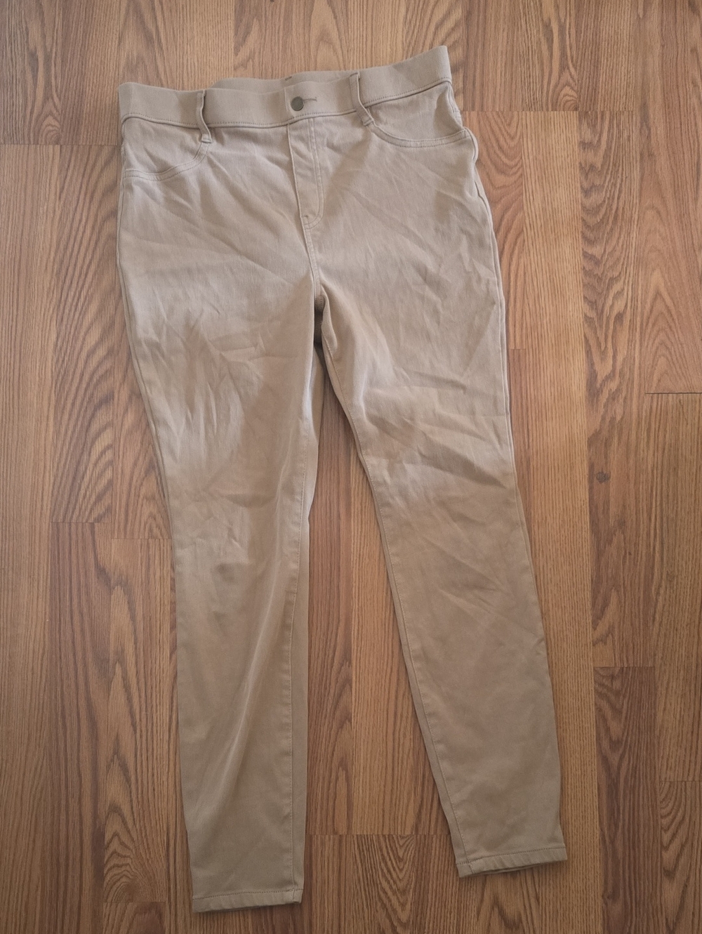 Women’s Khaki Stretch Skinny Jeans - Unbranded